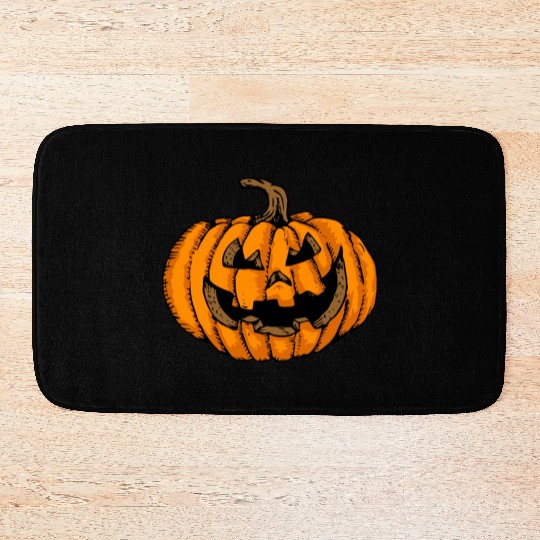 Pumpkin Halloween Bath Mats