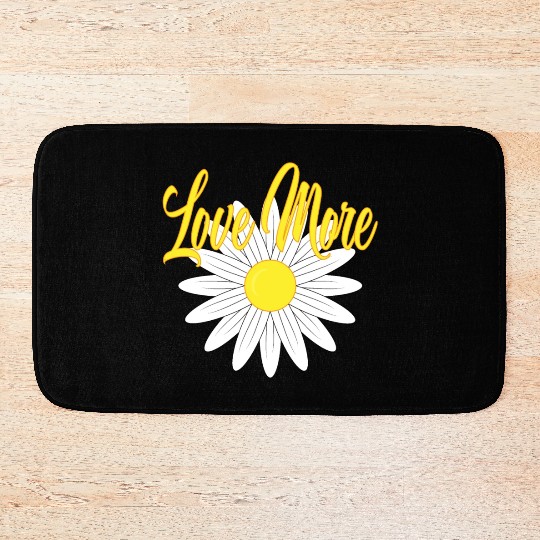 daisy flower Bath Mats