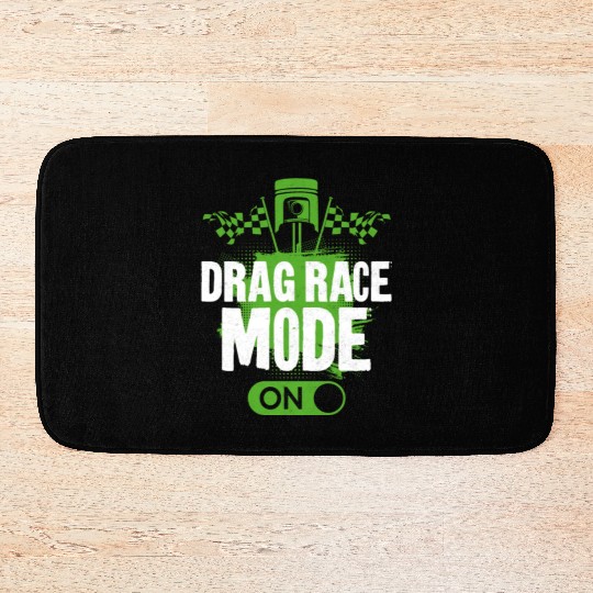Drag Racing Race Car Drag Race Bath Mats