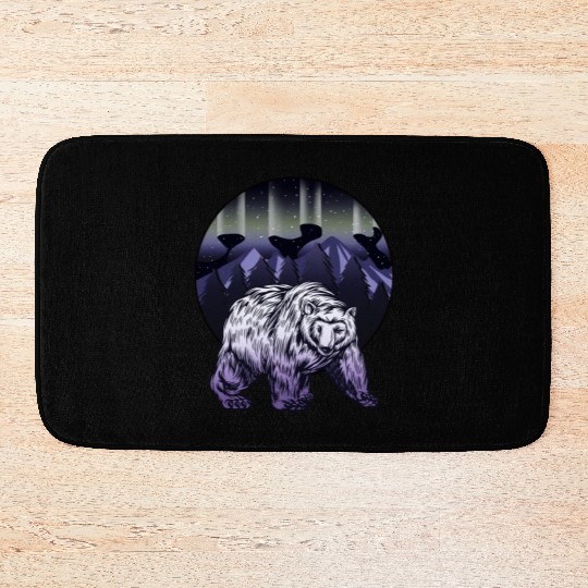 Alaska Gift USA Natur Bär Denali Grizzly Wald Bath Mats