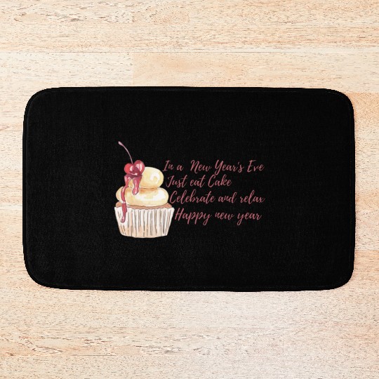 In new years eve just celebrate . Bath Mats