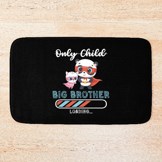 Big brother super hero panda cat 2023 Bath Mats