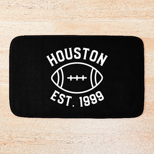 Houston Est. 1999 , Houston Football Fans Bath Mats.
