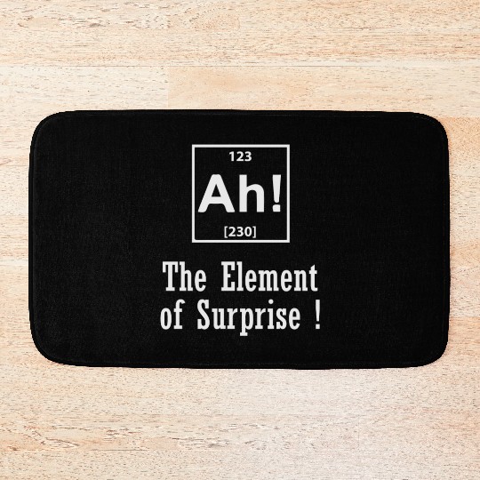 The Element of Surprise Bath Mats