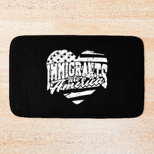 US Immigrant Indigenous USA Immigrants america Bath Mats