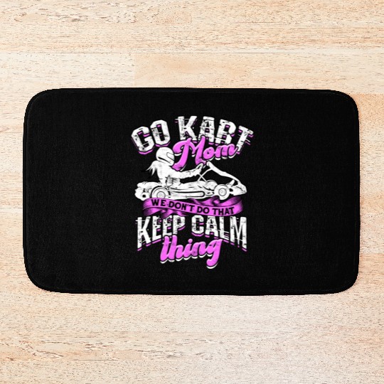 Go Kart Racer Pit Crew Car Racing Karting Bath Mats