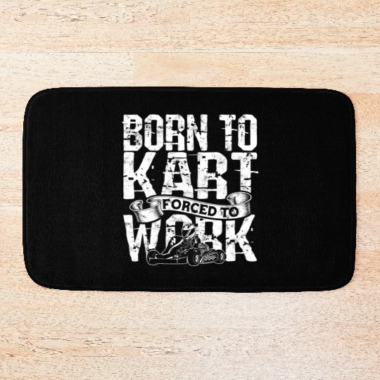 Go Kart Racer Pit Crew Car Racing Karting Bath Mats