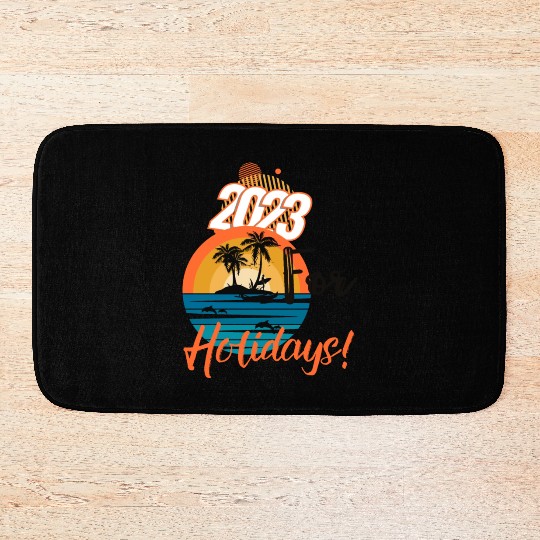 Holidays 2023, US Holidays 2023, New Year 2023 Bath Mats