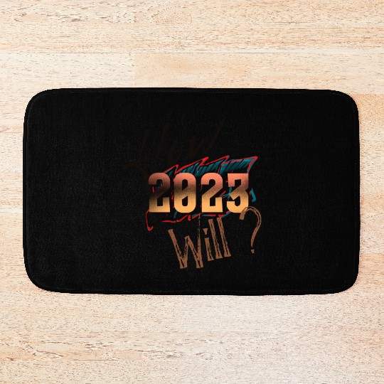 New Year 2023, Holidays 2023, US Holidays 2023 Bath Mats