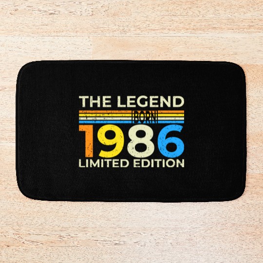 The Legend 1986 Born Limited Edition Bath Mats