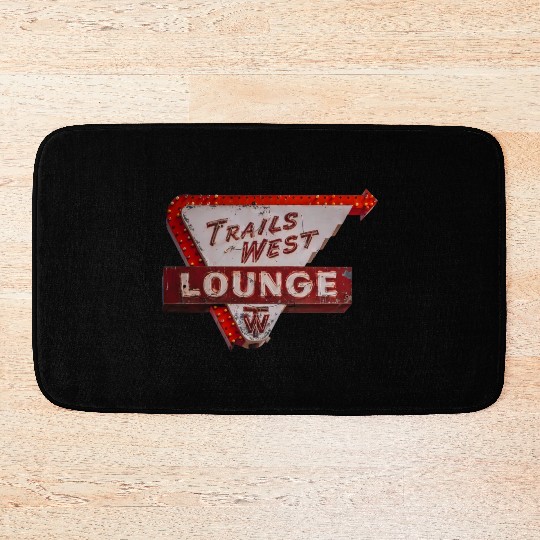 Trails West Lounge Route 66 Tucumcari New Mexico Bath Mats