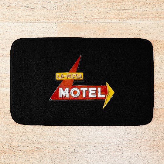 La Mesa Motel Route 66 Santa Rosa New Mexico Bath Mats