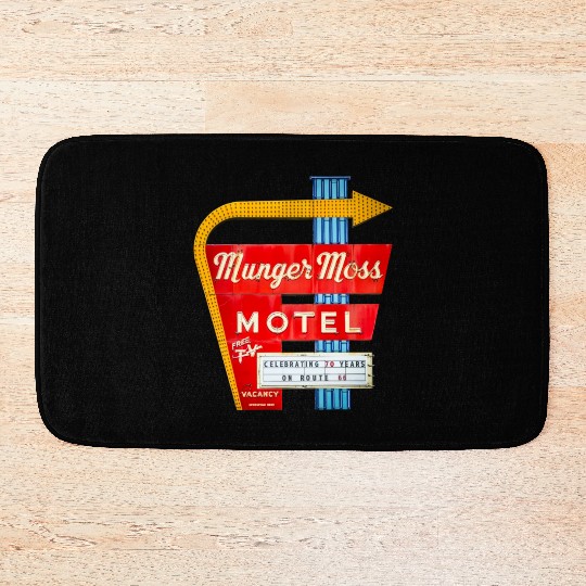 Munger Moss Motel Sign Route 66 Lebanon MO Bath Mats