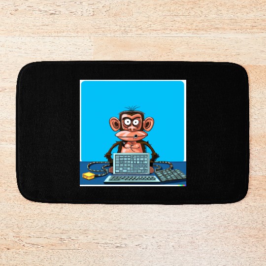 programmer monkey Bath Mats