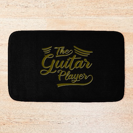 the guitar player Bath Mats