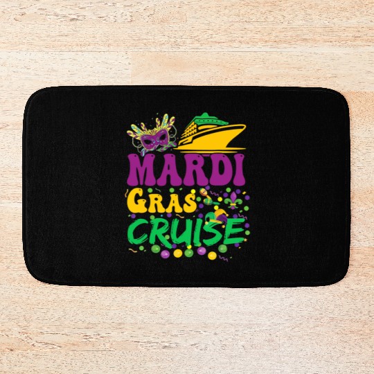 Mardi Gras Cruise Cruising Mask Cruise Ship Party Bath Mats