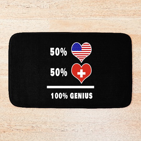USA and Switzerland 100% genius Bath Mats