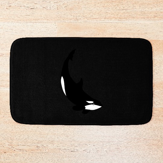 Orca diving Bath Mats