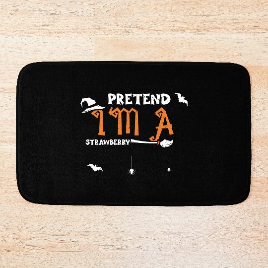 Pretend I'm A Strawberry Bath Mats