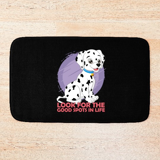 Dalmatian Look For Goods Spots In Life Bath Mats