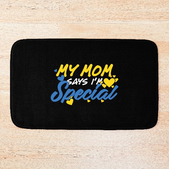 Down Syndrome Awareness Special Education Gifts Bath Mats