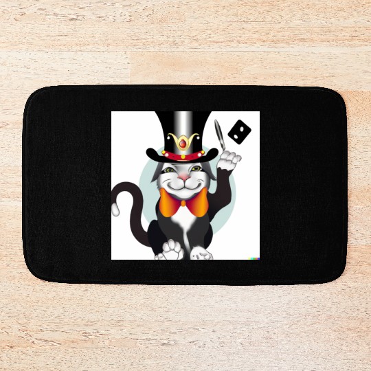 Cat joker Playing Cards | Gifts for Cat Lovers Bath Mats