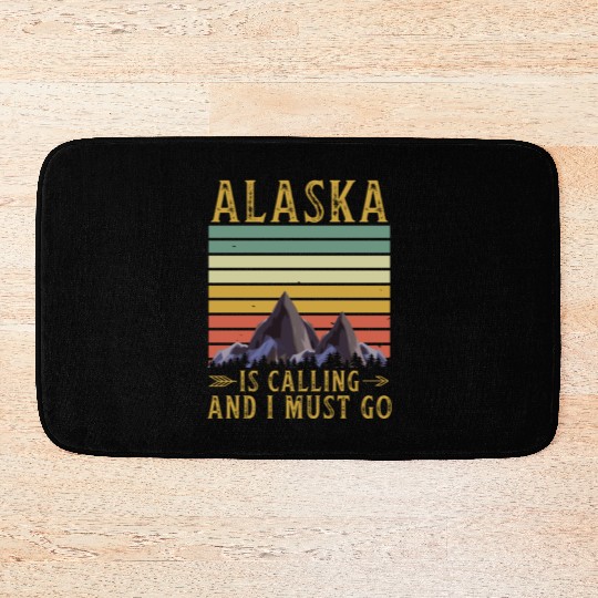 Alaska Bath Mats Men's Women Children USA North Pole