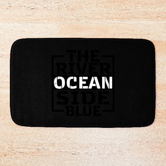 The River Ocean Side Blue - Ocean Lover Bath Mats