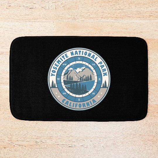 Yosemite National Park California US Hiking Bath Mats