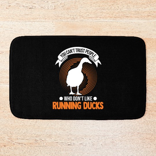 Indian Runner Gift Running Duck Bath Mats