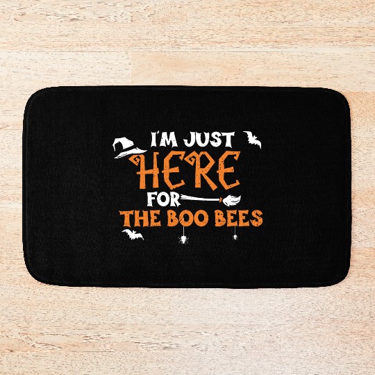 I'm Just Here For The Boo Bees Bath Mats