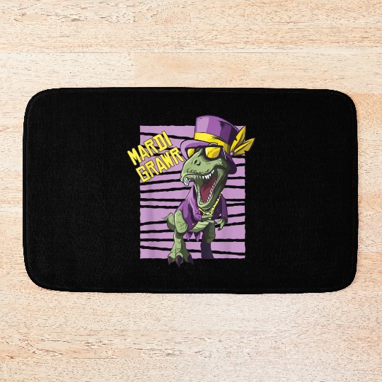 Mardi Grawr T-Rex Dino Costume Mardi Gras Boys Tod Bath Mats