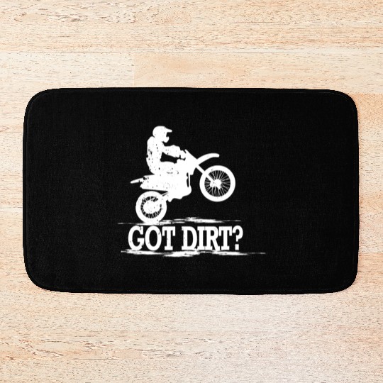 Got Dirt Motocross Offroad Dirt Bike Bath Mats