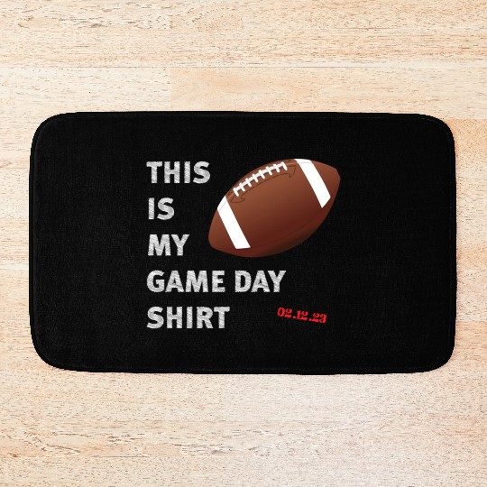 This Is My Game Day Bath Mats