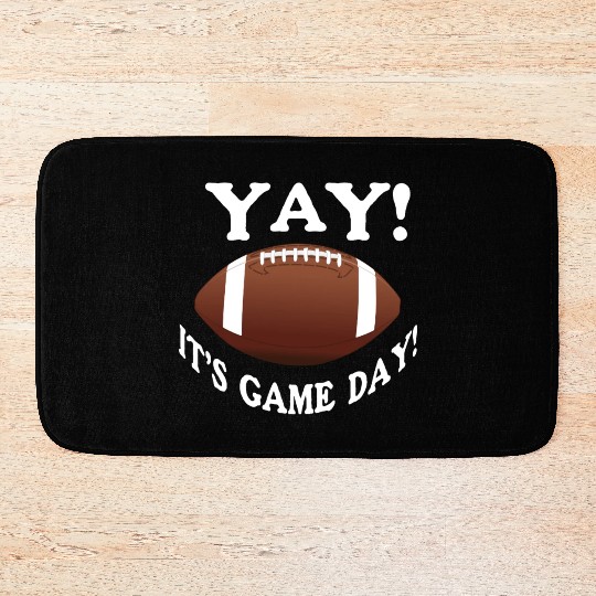 Yay! It's Game Day! Bath Mats