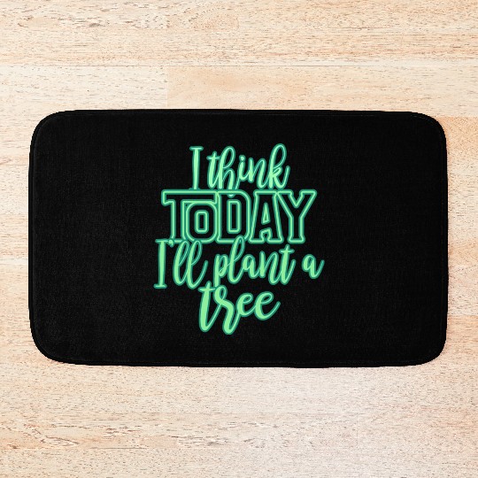 Tree Quote. Nature Quote Bath Mats