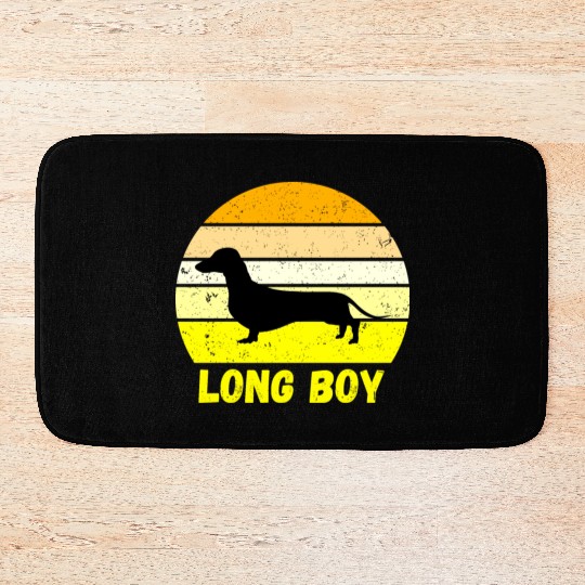 Dachshund Long Boy Bath Mats