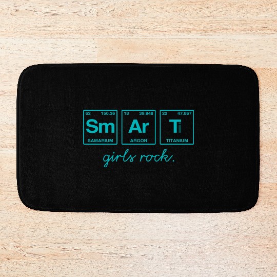 SMART GIRLS ROCK - Elements Periodic Table Bath Mats