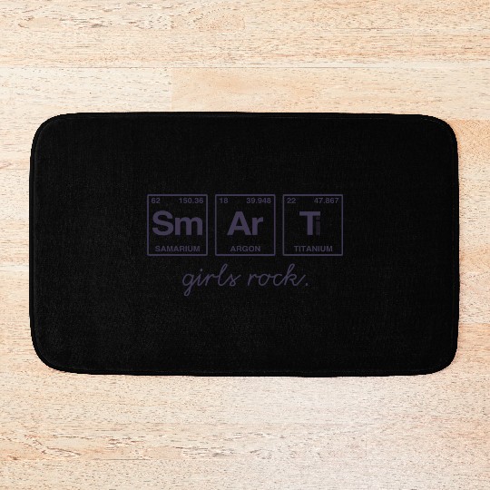 SMART GIRLS ROCK - Elements Periodic Table Bath Mats