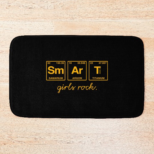 SMART GIRLS ROCK - Elements Periodic Table Bath Mats