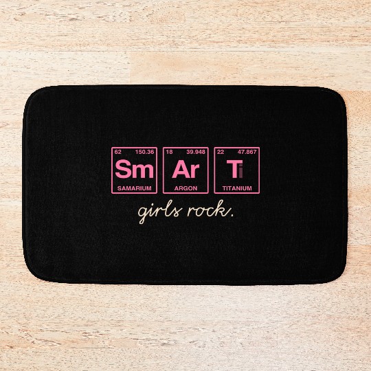 SMART GIRLS ROCK - Elements Periodic Table Bath Mats