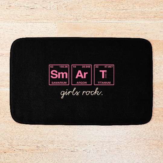 SMART GIRLS ROCK - Elements Periodic Table Bath Mats