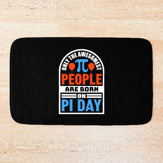 Birthday Pi Day Bath Mats Math Pi Day 3 14 March 14