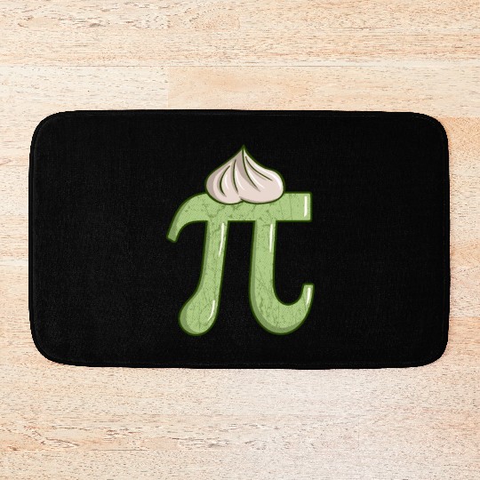 Key Lime Pi - Funny Pi Day Math Teacher Bath Mats