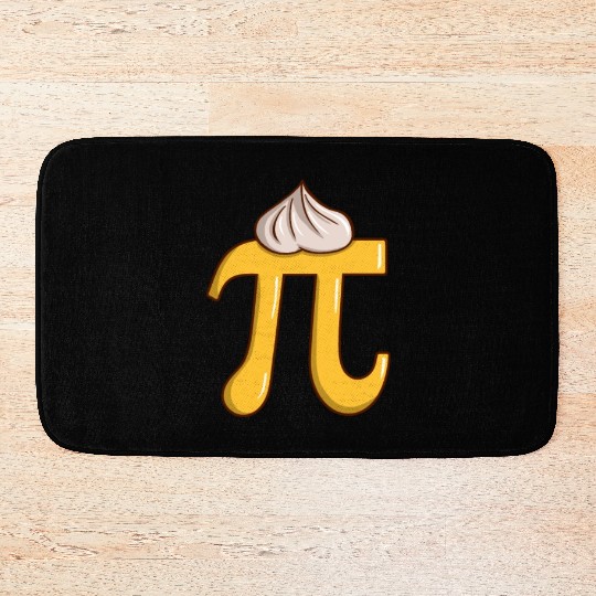 Lemon Meringue Pi - Funny Pi Day Math Teacher Bath Mats