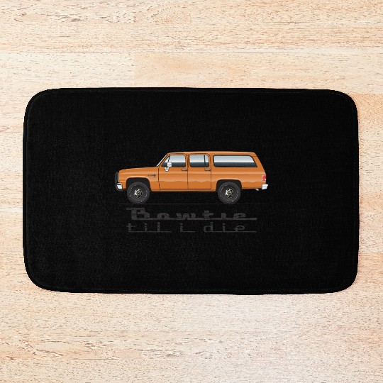 bowtie Burnt Orange Bath Mats
