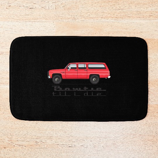 bowtie Cardinal Red Bath Mats