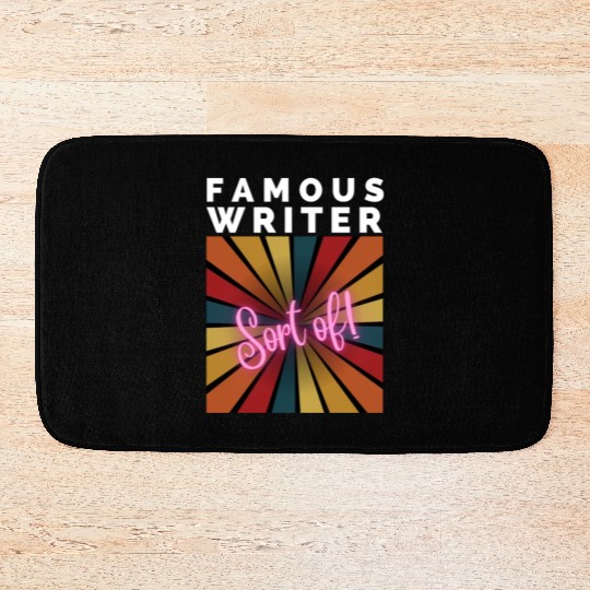 FAMOUS WRITER, Sort of! Bath Mats