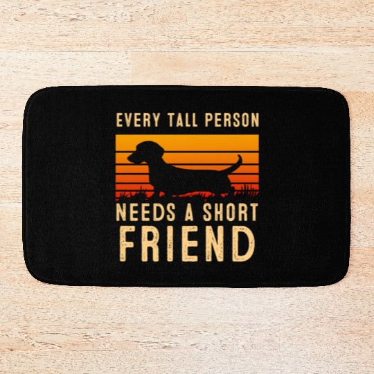 Dachshund Gift Dixie Wiener Doxie Dackel Bath Mats