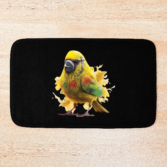 The Bird wants Singing Bath Mats